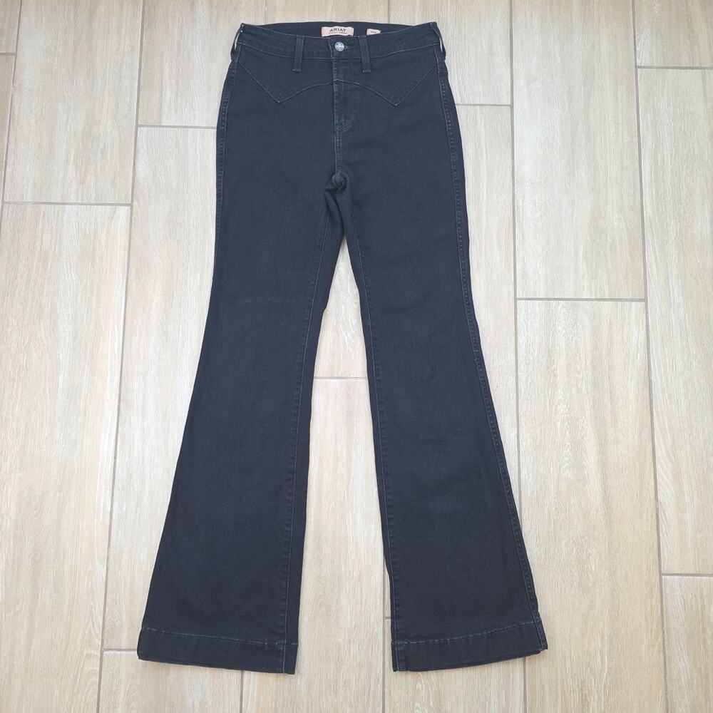Ariat R.E.A.L. Dixie Slim Trouser Jeans Womens 29R High Rise Stretch Black